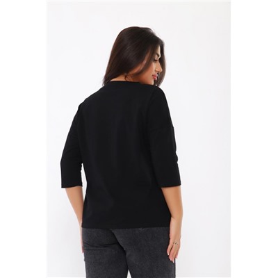 Лонгслив ЛЖ096 (Черный)