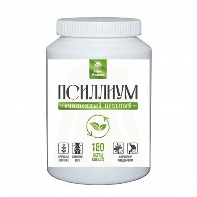 Псиллиум растительная клетчатка 180 капс.