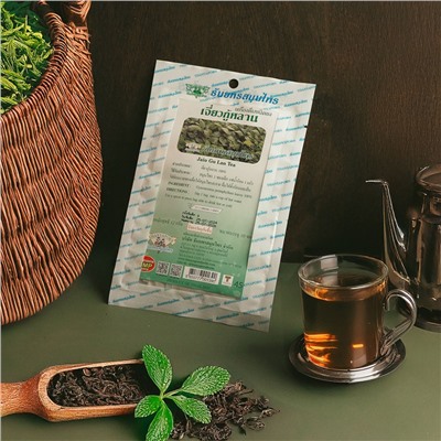 Фиточай для иммунитета и укрепления организма Гиностемма Пятилистная, 10 пакетиков. Thanyaporn, Таиланд