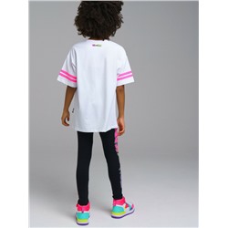 Комплект трикотажный для девочек: фуфайка (футболка), брюки (легинсы)