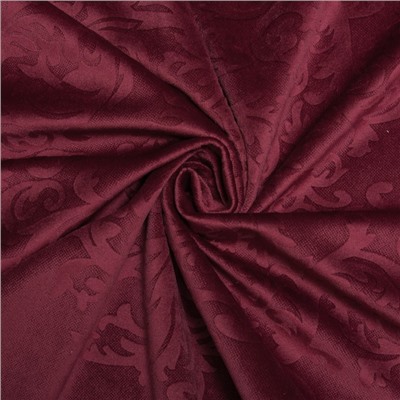 Штора портьерная «Этель», 145×270 см, валенсия вишнёвый