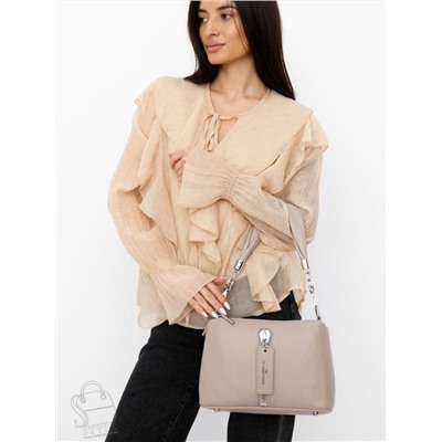 Сумка женская кожаная 1469Y apricot Polina&Eiterou  в Новосибирске