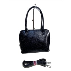 Женская сумка из натуральной кожи, цвет черный