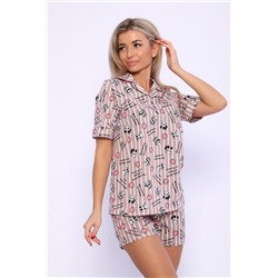 Пижама 89364 (Светло-коричневый)