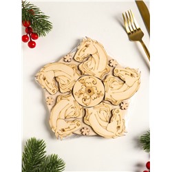 Подставка под горячее «Лошадь Красотка», 20 см, можжевельник