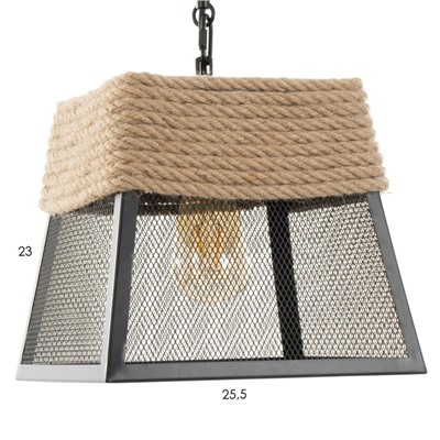 Светильник BayerLux «Куб» 1хЕ27 40 Вт черный 25×25×53 см