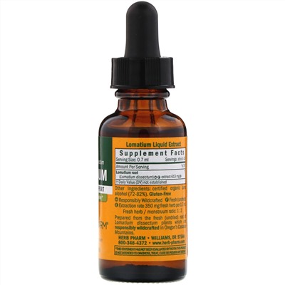 Herb Pharm, Горечник, 30 мл (1 жидк. унция)