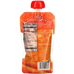 Happy Family Organics, Happy Baby, Organic Baby Food, Stage 2, Carrots, Strawberries & Chickpeas, 4 oz (113 g)
