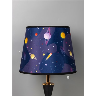 Настольная лампа «Елизавета» E27 40 Вт черно-золотой RISALUX