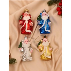 Ёлочные игрушки 4 шт. «Весельчаки», 5×7.5 см, МИКС