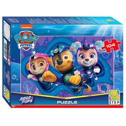 Пазлы 104 "Щенячий патруль. Аква" (Никелодеон)