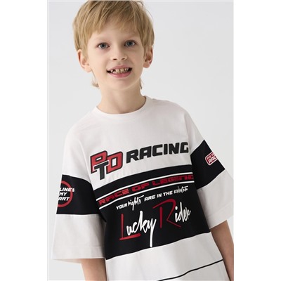 Комплект трикотажный для мальчиков: фуфайка (футболка), шорты PLAYTODAY, 1239866