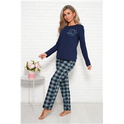 1036 Пижама (Сине-зеленый)