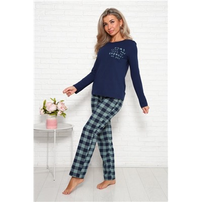 1036 Пижама (Сине-зеленый)
