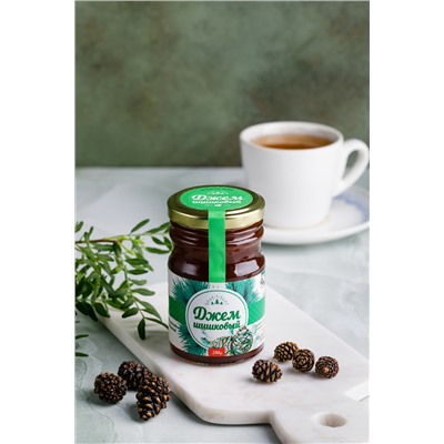 Джем из сосновой шишки "Шишковый" / стекло / 240 гр / Солнечная Сибирь