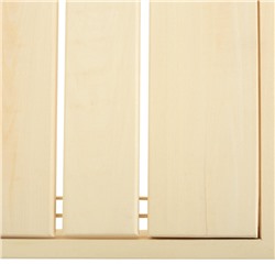 УЦЕНКА Лавка деревянная «Цезарь» из липы, 60×32×42 см, для бани, для дачи, нагрузка до 100 кг 68