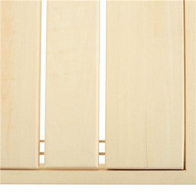 УЦЕНКА Лавка деревянная «Цезарь» из липы, 60×32×42 см, для бани, для дачи, нагрузка до 100 кг 68