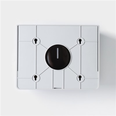 Диспенсер бумажных полотенец в листах, пластиковый, 27×20×10 см, серый