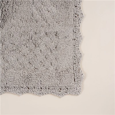 Коврики SL Home, 2 шт., 60×73 см, 68×107 см, серые