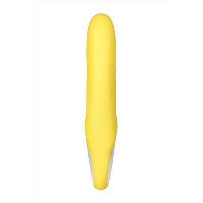 Жёлтый вибратор Satisfyer Yummy Sunshine - 22,5 см.