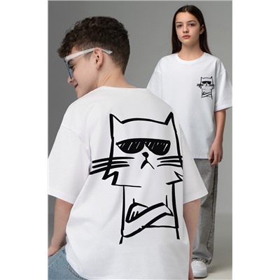 Детская футболка оверсайз Happyfox