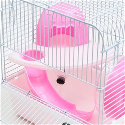 Клетка для грызунов «Пижон», 23×17×26 см, эмаль, белая