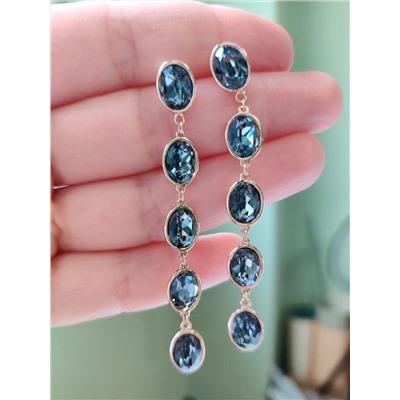 Серьги с кристаллами Swarovski