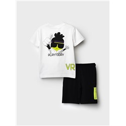 Комплект трикотажный для мальчиков: фуфайка (футболка), шорты