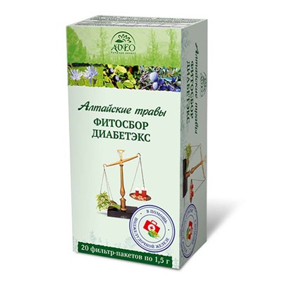 Фитосбор Алтайские травы «Диабетэкс»