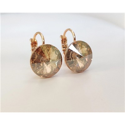 Серьги с кристаллами Swarovski