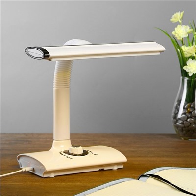 Лампа настольная «Менси», 3 режима, LED, 15 Вт, USB, бело-зелёная, 20×24×23 см