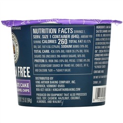King Arthur Flour, Gluten Free, Chocolate Cake With Salted Caramel Chips, Single Serve Mix, 2.25 oz (64 g)
