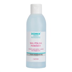Domix Green Professional Средство для снятия всех видов лака с ацетоном / Nail Polish Remover with Acetone, 200 мл 6534