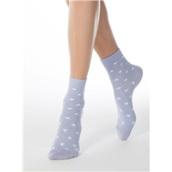 Классические CONTE CLASSIC Хлопковые носки с рисунками "Сердечки"