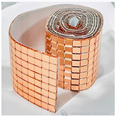 Самоклеящаяся мозаичная плитка, диско-плитка 5x5 мм, квадратная зеркальная мозаичная плитка для украшения  интерьера