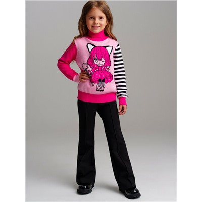 Свитер трикотажный для девочек