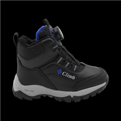 Кроссовки зимние на меху В7731-10 черные