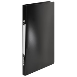 Папка скоросшиватель пластиковая непрозрачная черная 0,55мм 4055 inФОРМАТ