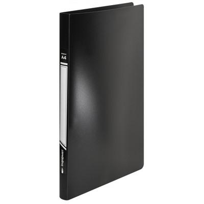 Папка скоросшиватель пластиковая непрозрачная черная 0,55мм 4055 inФОРМАТ