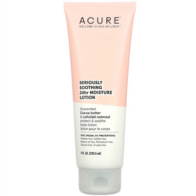 Acure, 24-часовой увлажняющий лосьон Seriously Soothing, 8 жидких унций (236,5 мл)