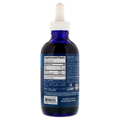 Trace Minerals Research, жидкий коэнзим Q10, вкус мандарина, 100 мг, 118 мл (4 жидк. унции)