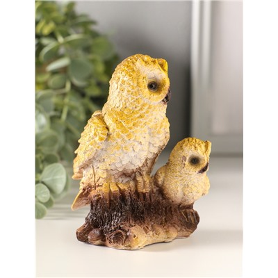 Фигурка «Сова с совенком», 9.5×6×8 см, МИКС