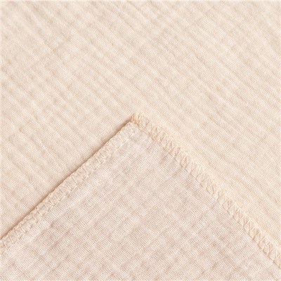 Пелёнка муслиновая Крошка Я «Beige», 135×100 см, двухслойная, 100 % хлопок