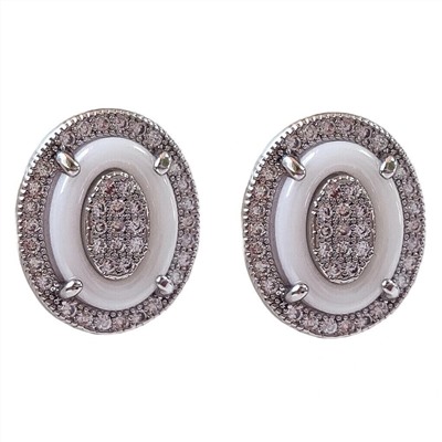 Серьги с керамикой