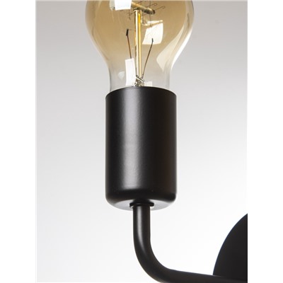 Бра 2609/1BK E27 40 Вт черный 10×12×17.5 см