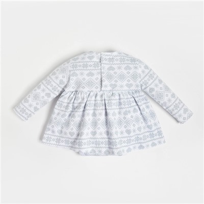 Боди - платье детское «Крошка Я. Первый НГ», рост 68-74 см, белое