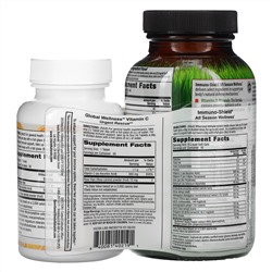 Irwin Naturals, Immuno-Shield, All Season Wellness, 100 Liquid Soft-Gels + Vitamin C, 500 mg, 30 Capsules