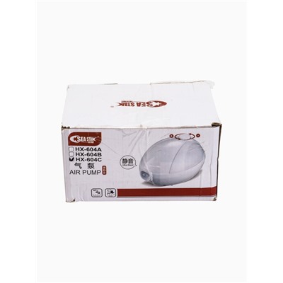 УЦЕНКА Компрессор для аквариума Sea Star HX-604С, 4×3 л/мин, 10 Вт, бесшумный