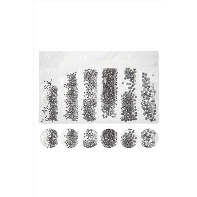 Nail Art Набор страз для ногтей, черный. KRISTALLER, 1107757