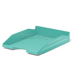 Лоток для бумаг пластиковый Office, Pastel, мятный